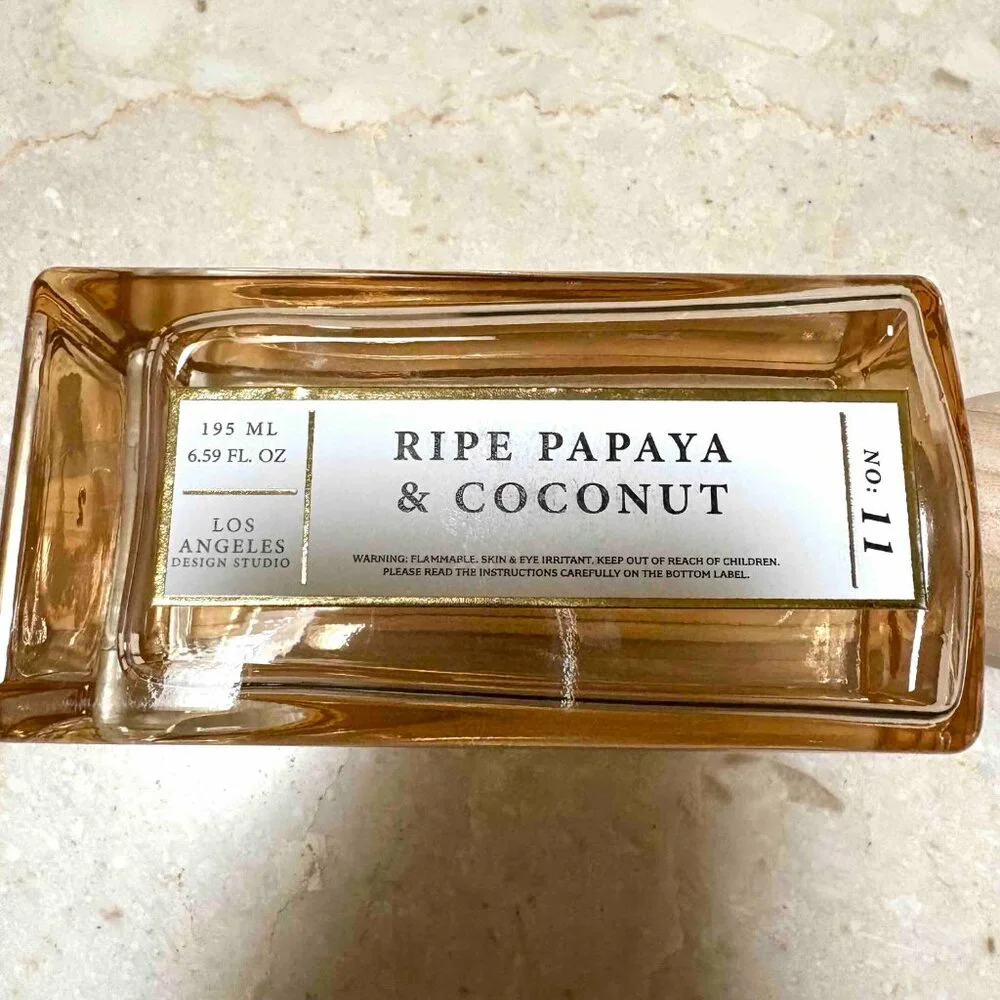 Ripe Papaya & Coconut Fragrance Diffuser - Los Angeles Design Studio - No. 11